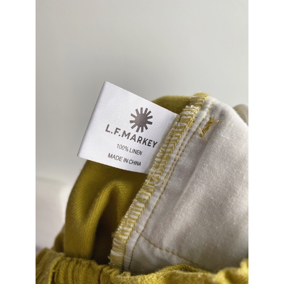 L.F. Markey Fergus Trouser // Pistachio Linen - Picture 12 of 16